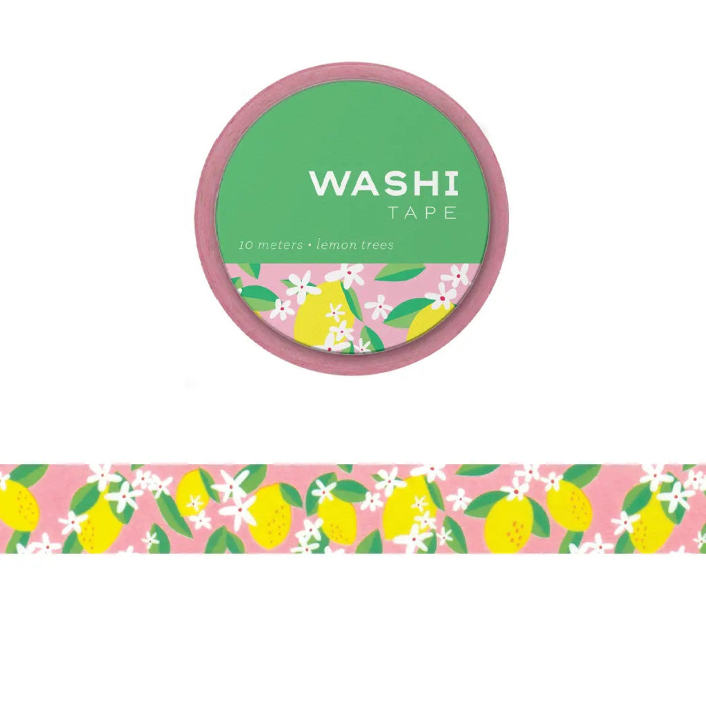 Lemon Washi Tape - Girl of All Work - Coco and Duckie 