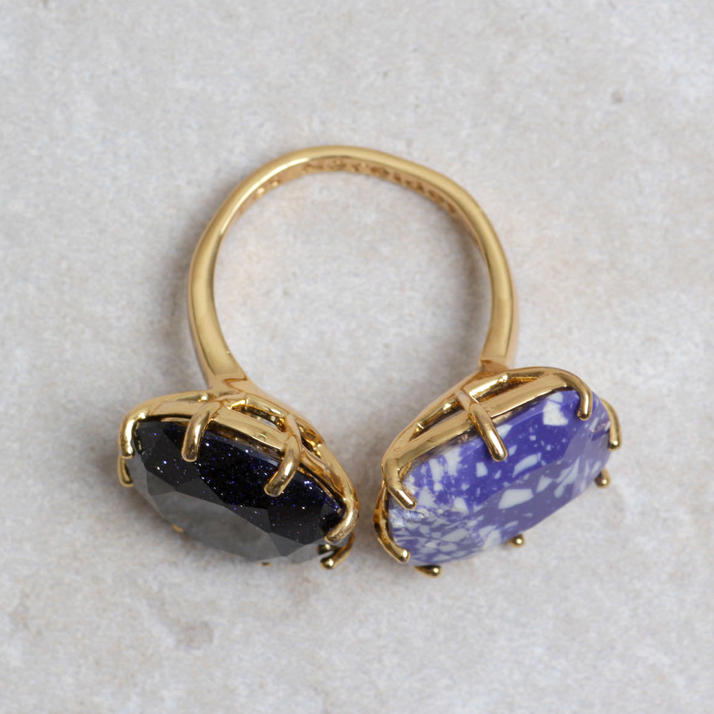 Indigo Soleil Ring - Coco and Duckie 