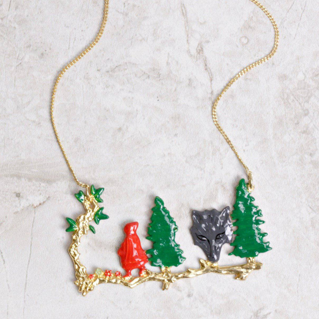 Into the Woods Bar Necklace - N2 - Coco and Duckie 