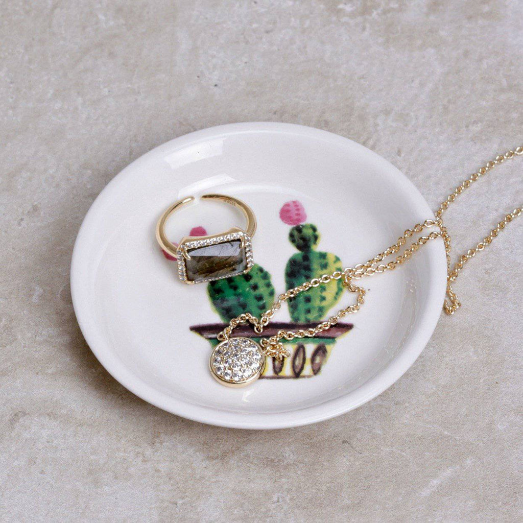 succulent ring holder Sweet Succulent Ring Dish – Coco and Duckie