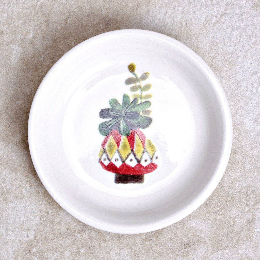 Sweet Succulent Ring Dish - Creative Co-op - Coco and Duckie 
