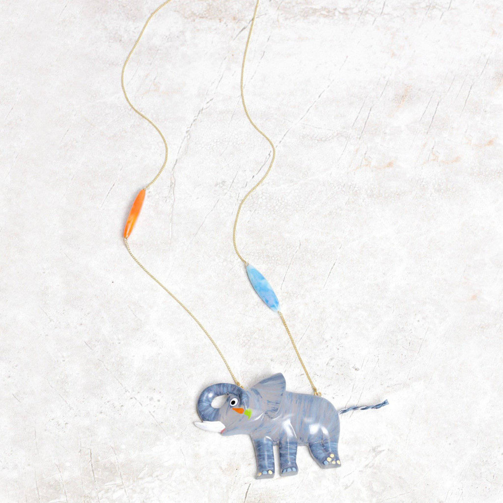 Elephant Necklace - N2 - Coco and Duckie 