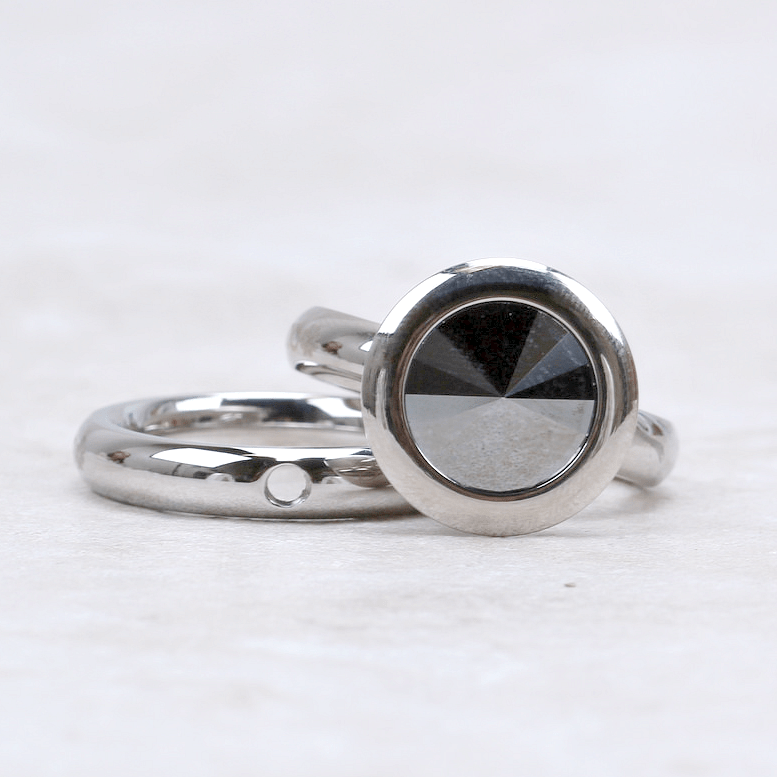 Qudo Interchangeable Basic Ring | Silver - Qudo - Coco and Duckie 