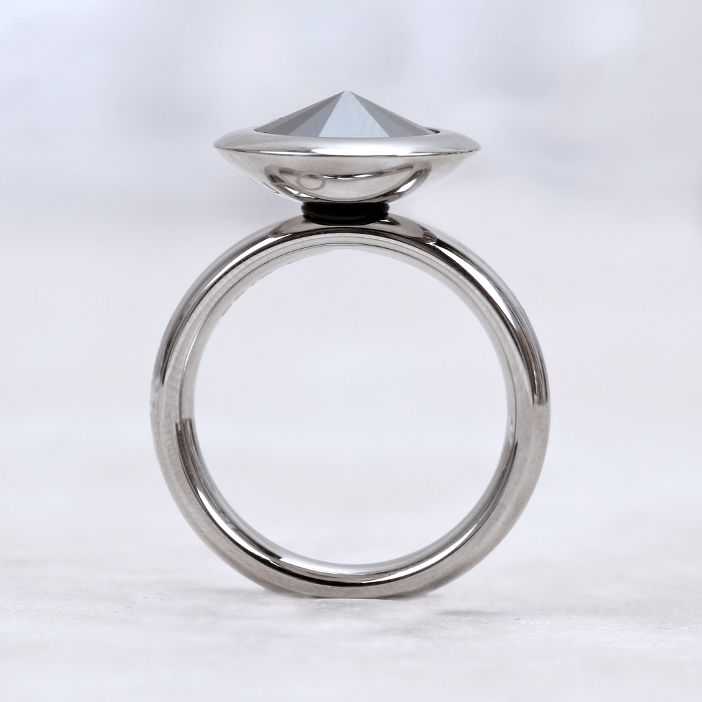 Qudo Interchangeable Basic Ring | Silver - Qudo - Coco and Duckie 