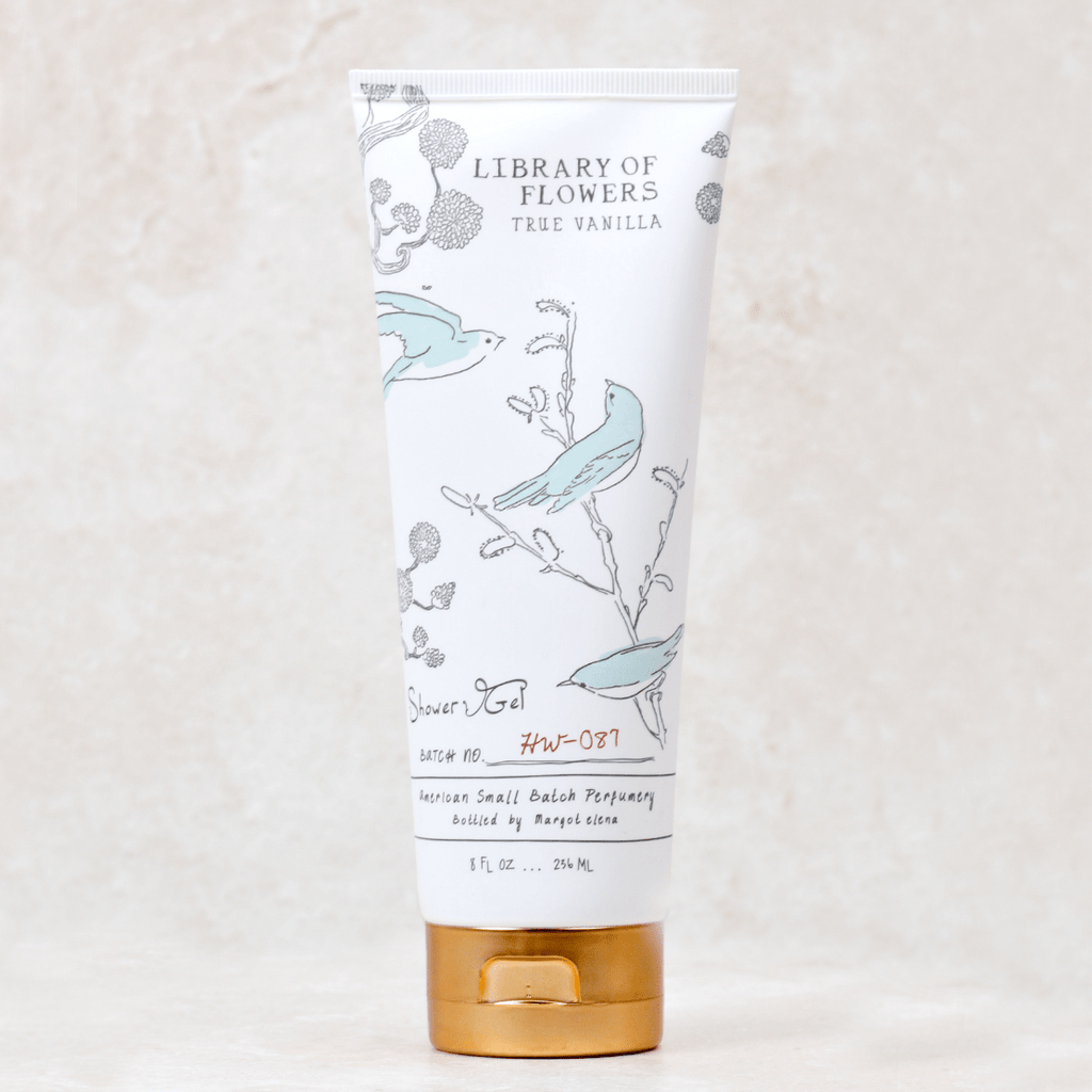 True Vanilla Shower Gel - Library of Flowers - Coco and Duckie 
