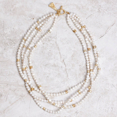 Zoe Pearl Necklace - ForNash - Coco and Duckie 